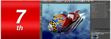 3DCGソフトのCINEMA4Dの画像