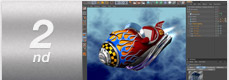 3DCGソフトのCINEMA4D Primeの画像
