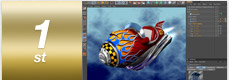 3DCGソフトのCINEMA4D Broadcastの画像
